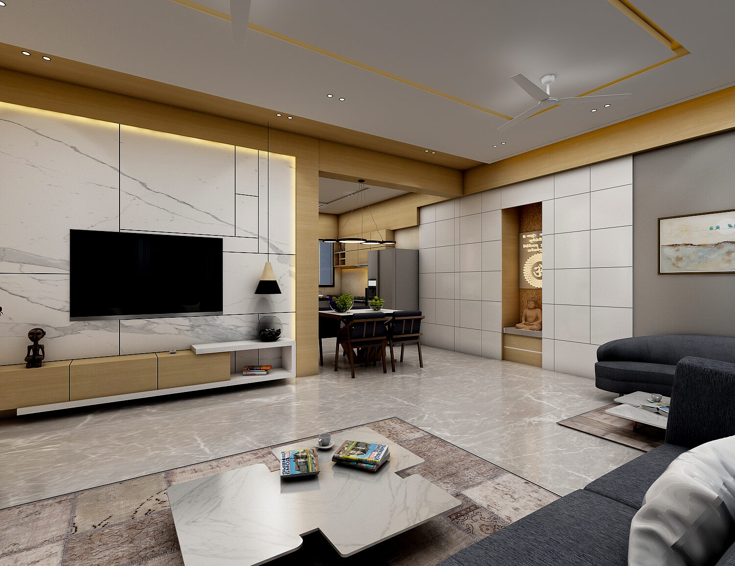 Contemporary Living Space